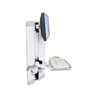 Produktbild för Ergotron StyleView monteringssats - för LCD-skärm/tangentbord/mus - patientrum - vit