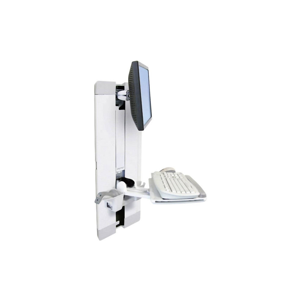 Produktbild för Ergotron StyleView monteringssats - för LCD-skärm/tangentbord/mus - patientrum - vit