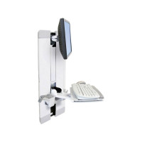 Produktbild för Ergotron StyleView monteringssats - för LCD-skärm/tangentbord/mus - patientrum - vit