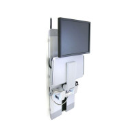 Produktbild för Ergotron StyleView monteringssats - för LCD-skärm/tangentbord/mus - patientrum - vit