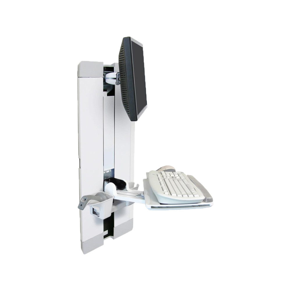 Produktbild för Ergotron StyleView monteringssats - för LCD-skärm/tangentbord/mus - patientrum - vit