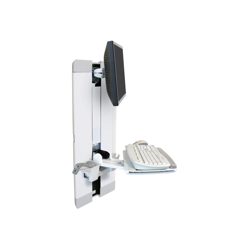 Produktbild för Ergotron StyleView monteringssats - för LCD-skärm/tangentbord/mus - patientrum - vit