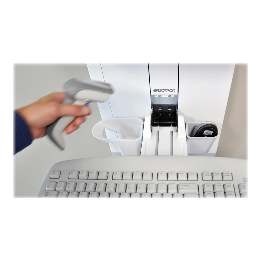 Produktbild för Ergotron StyleView monteringssats - för LCD-skärm/tangentbord/mus - patientrum - vit