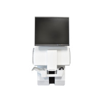 Produktbild för Ergotron StyleView monteringssats - för LCD-skärm/tangentbord/mus - patientrum - vit
