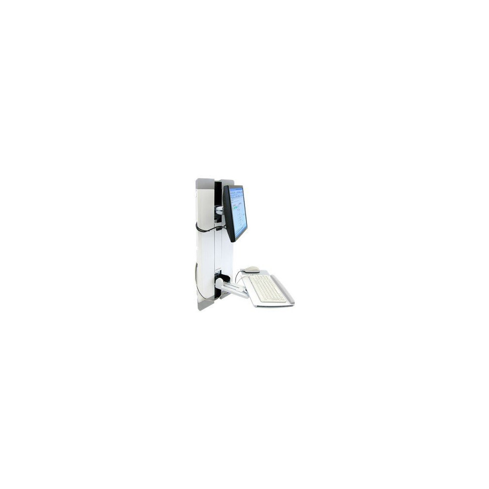 Produktbild för Ergotron StyleView monteringssats - för LCD-skärm/tangentbord/mus - patientrum - vit