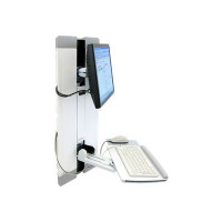 Produktbild för Ergotron StyleView monteringssats - för LCD-skärm/tangentbord/mus - patientrum - vit