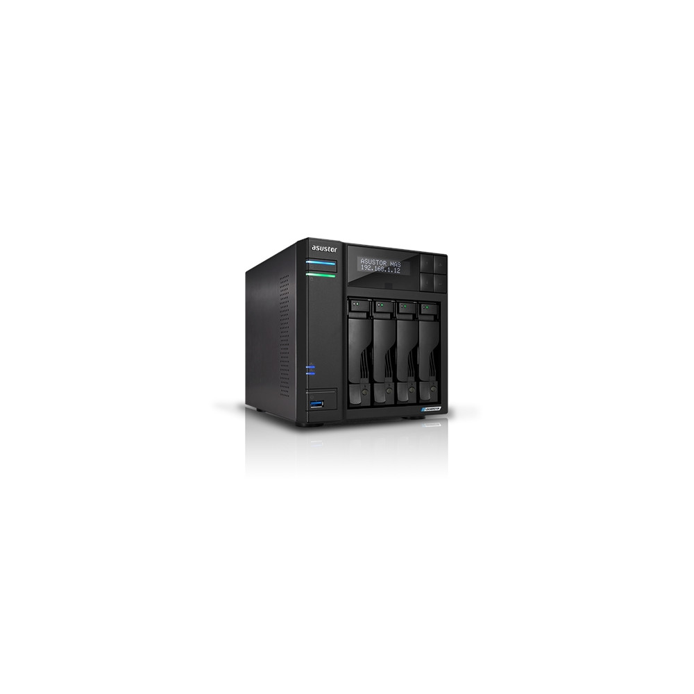 Produktbild för ASUSTOR Lockerstor 4 Gen2+ AS6704T V2 - NAS-server