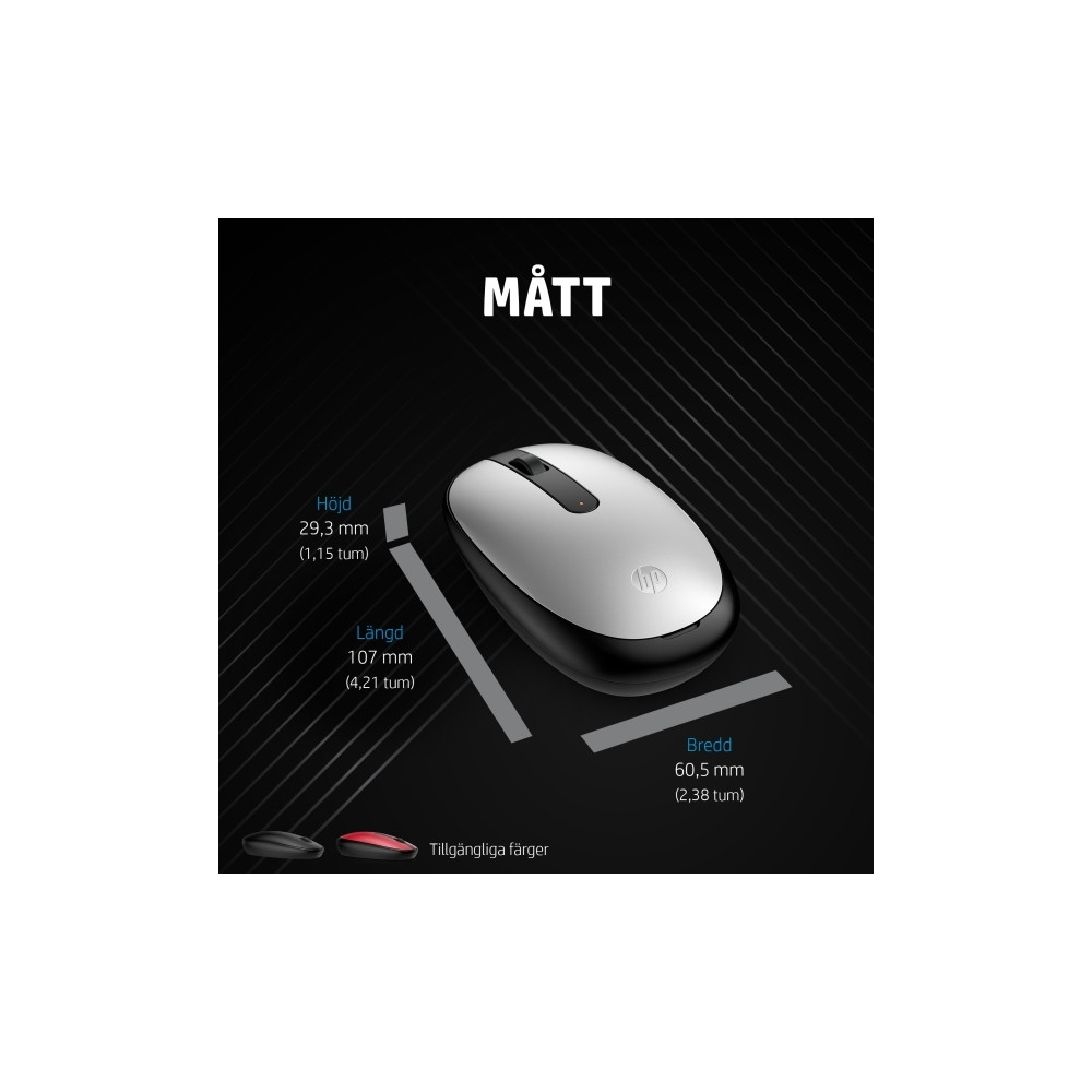 Produktbild för HP 240 - mus - Bluetooth 5.1 - gagatsvart