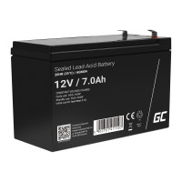 Produktbild för Green Cell - UPS-batteri - Förseglat med blysyra (SLA) - 7 Ah