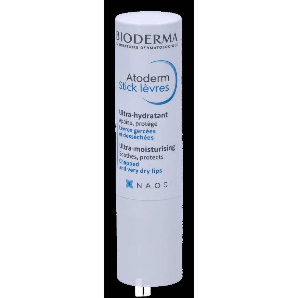 Produktbild för Bioderma Atoderm Ultra-Moisturising Lips Stick 4 gram Dam
