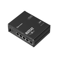 Produktbild för Teltonika RUTC42 - trådlös router - WWAN - Wi-Fi 6 - 3G, 4G, 2G - DIN-skenmonterbar, väggmonterbar, bordsmonterbar