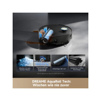 Produktbild för Dreame Aqua10 Ultra Roller Complete, Kombinationsspis, Svart...