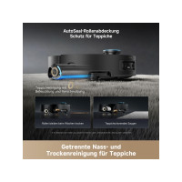 Produktbild för Dreame Aqua10 Ultra Roller Complete, Kombinationsspis, Svart...