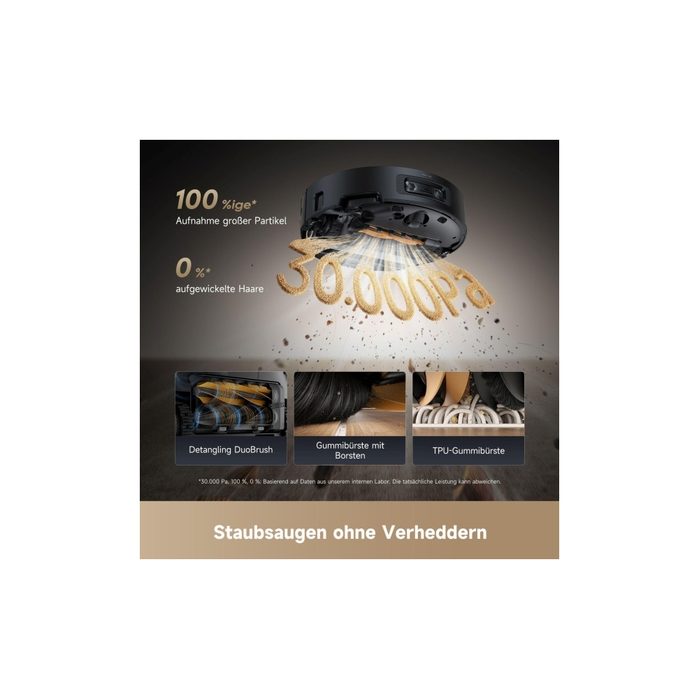 Produktbild för Dreame Aqua10 Ultra Roller Complete, Kombinationsspis, Svart...