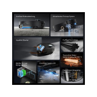 Produktbild för Dreame Aqua10 Ultra Roller Complete, Kombinationsspis, Svart...