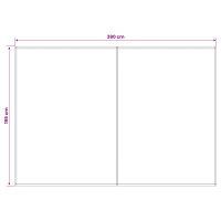 Produktbild för Markisväv Antracit 400 x 200 cm Polyester