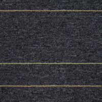 Produktbild för Mattan platta Mörkgrå med ränder 50 x 50 cm 4 pcs