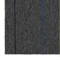 Produktbild för Mattan platta Medium Grå med Rand 50 x 50 cm 4 pcs