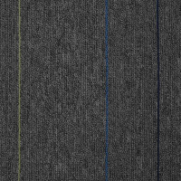 Produktbild för Mattan platta Medium Grå med Rand 50 x 50 cm 4 pcs