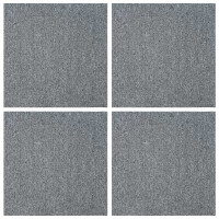 Produktbild för Mattan platta Ljusgrå 50 x 50 cm 4 pcs PP och Bitumen
