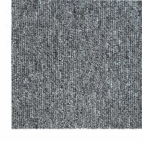 Produktbild för Mattan platta Ljusgrå 50 x 50 cm 20 pcs PP och Bitumen