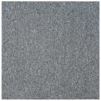 Produktbild för Mattan platta Ljusgrå 50 x 50 cm 36 pcs PP och Bitumen