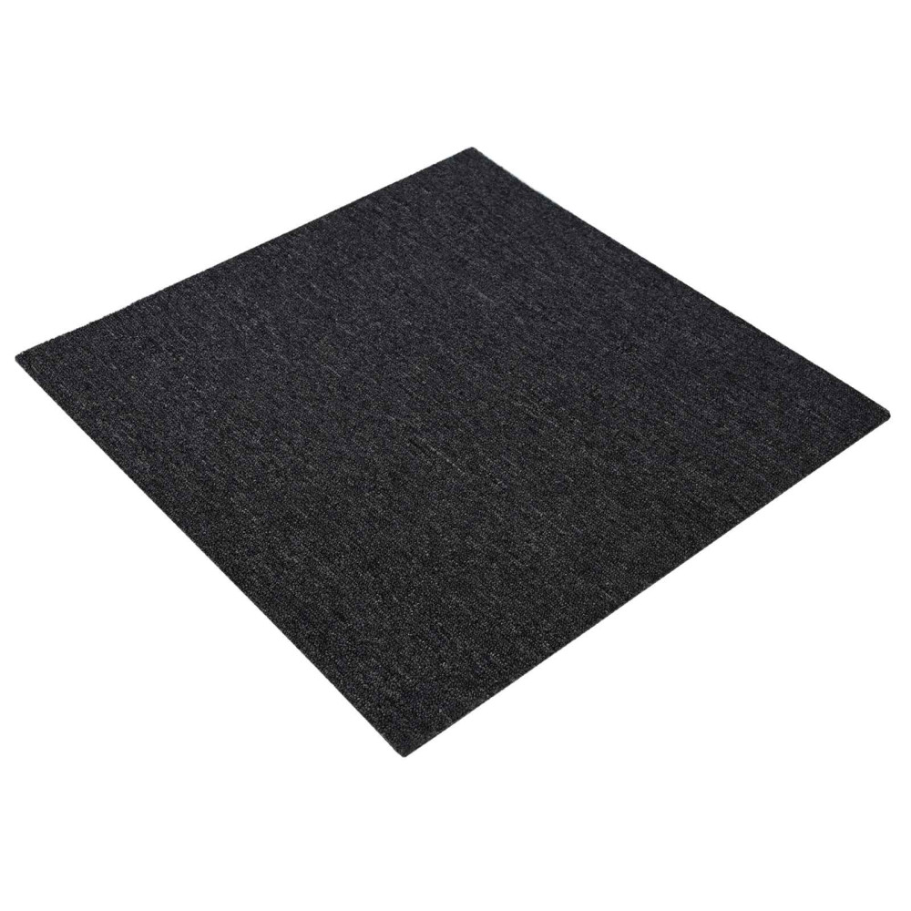 Produktbild för Mattan platta Mörkgrå 50 x 50 cm 4 pcs PP och Bitumen