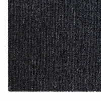 Produktbild för Mattan platta Mörkgrå 50 x 50 cm 4 pcs PP och Bitumen
