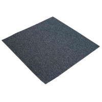 Produktbild för Mattan platta Blå Grå 50 x 50 cm 4 pcs PP och Bitumen