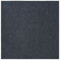 Produktbild för Mattan platta Blå Grå 50 x 50 cm 36 pcs PP och Bitumen