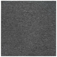 Produktbild för Mattan platta Mellan Grå 50 x 50 cm 20 pcs PP och Bitumen