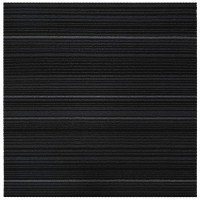 Produktbild för Mattan platta Randig Mörkgrå 50 x 50 cm 4 pcs PP och Bitumen