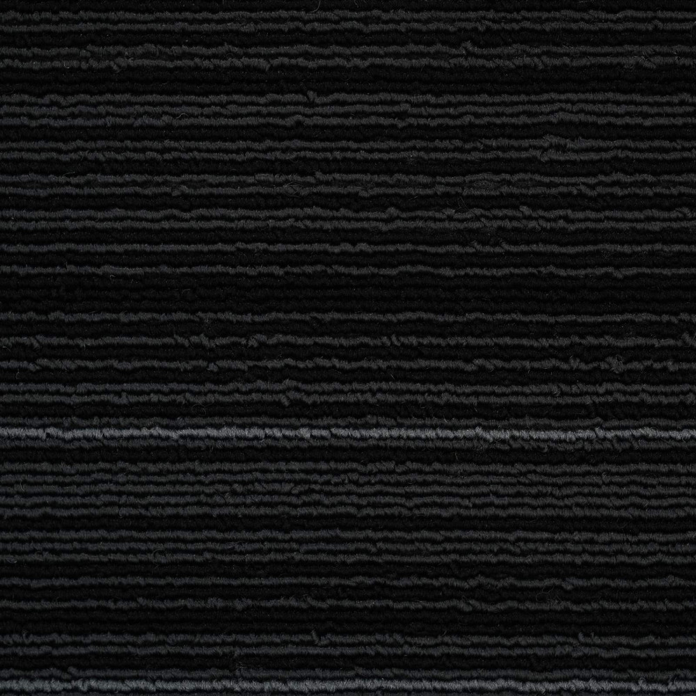 Produktbild för Mattan platta Randig Mörkgrå 50 x 50 cm 36 pcs PP och Bitumen