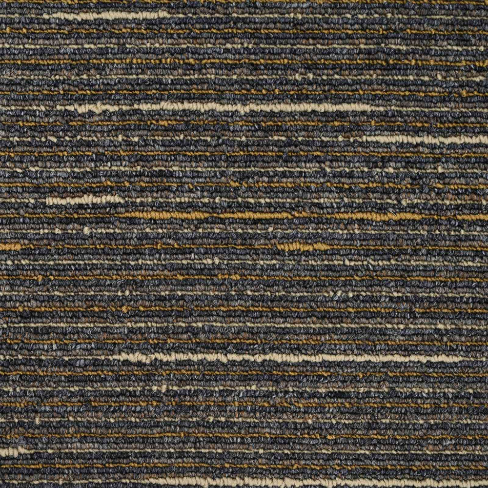 Produktbild för Mattan platta Randig Ljusbrun 50 x 50 cm 4 pcs PP och Bitumen