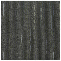 Produktbild för Mattan platta Randig Ljusgrön 50 x 50 cm 20 pcs PP och Bitumen