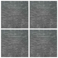 Produktbild för Mattan platta Stengrå 50 x 50 cm 4 pcs PP och Bitumen