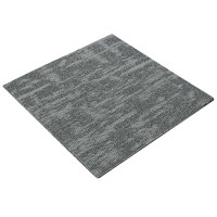 Produktbild för Mattan platta Stengrå 50 x 50 cm 20 pcs PP och Bitumen