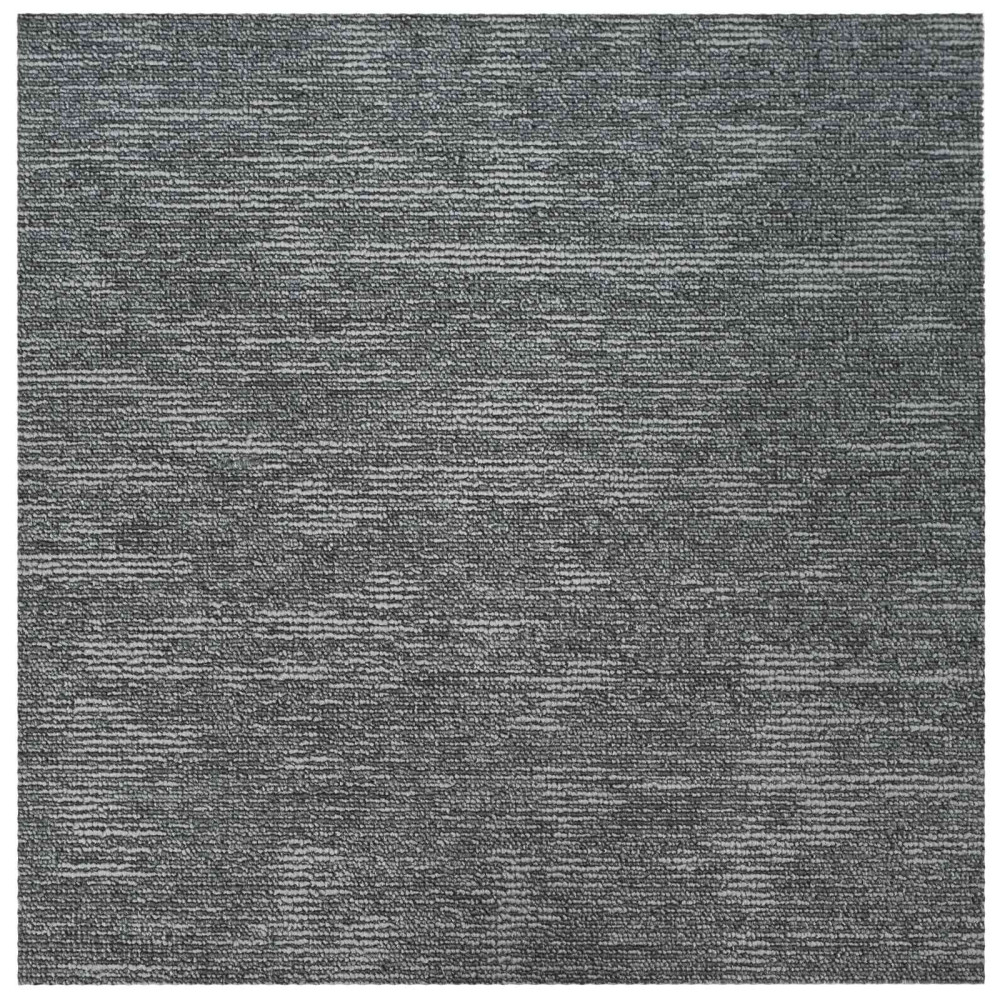 Produktbild för Mattan platta Stengrå 50 x 50 cm 36 pcs PP och Bitumen