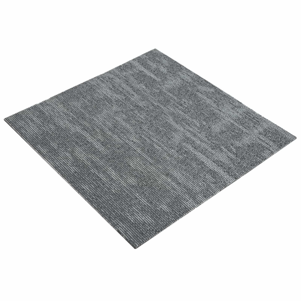 Produktbild för Mattan platta Betonggrå 50 x 50 cm 20 pcs PP och Bitumen