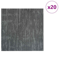 Produktbild för Mattan platta Betonggrå 50 x 50 cm 20 pcs PP och Bitumen