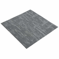 Produktbild för Mattan platta Betonggrå 50 x 50 cm 36 pcs PP och Bitumen