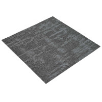 Produktbild för Mattan platta Kolgrå 50 x 50 cm 4 pcs PP och Bitumen