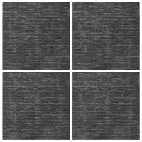 Produktbild för Mattan platta Kolgrå 50 x 50 cm 4 pcs PP och Bitumen