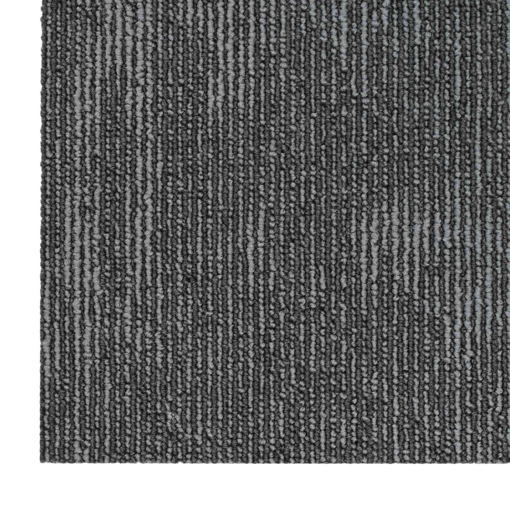 Produktbild för Mattan platta Kolgrå 50 x 50 cm 36 pcs PP och Bitumen