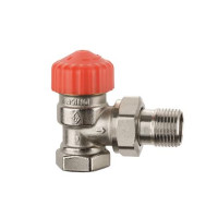 Produktbild för TA IMI Calypso F-Exact vinkellöpande 3/8" radiatorventil med...