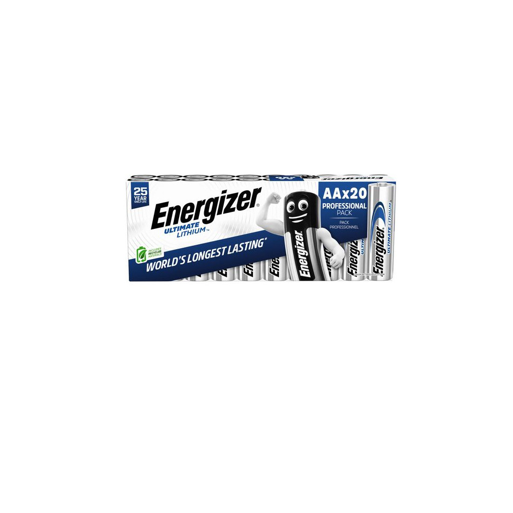Produktbild för Batteri ENERGIZER Ultimate AA 20/fp
