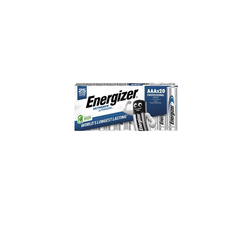 Produktbild för Batteri ENERGIZER Ultimate AAA 20/fp