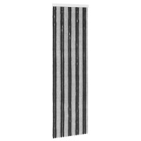 Produktbild för Insektsgardin Chenille Grå och svart 56 x 185 cm 100% PP