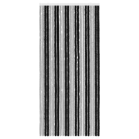 Produktbild för Insektsgardin Chenille Grå och svart 100 x 220 cm 100% PP