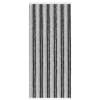 Produktbild för Insektsgardin Chenille Grå och svart 100 x 230 cm 100% PP